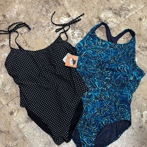 Women’s - Swimsuit bundle (set of 2 - 1 Piece Swimsuits)- size XL/16